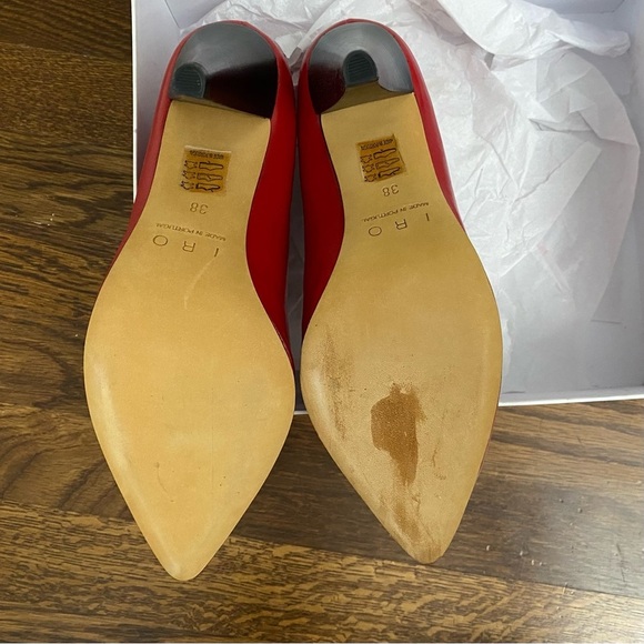 IRO Fawn Bootie in Red - Picture 9 of 11